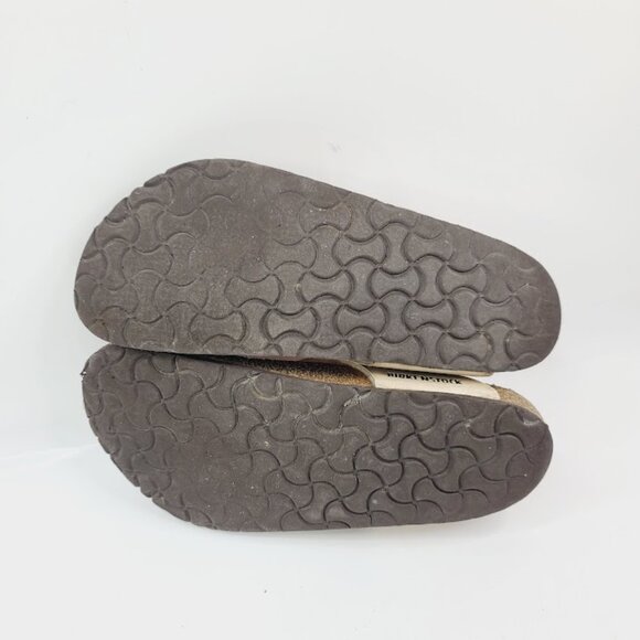 Birkenstock Cream White Sandals Comfortable Slip-On - Picture 5 of 6